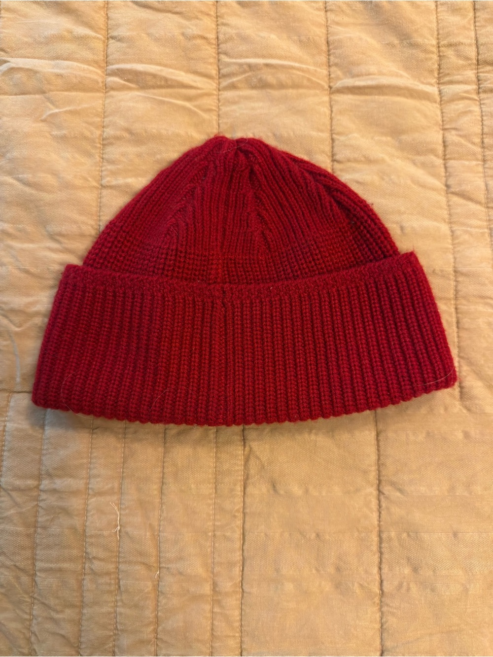Polo Ralph Lauren RL Naval Tailors Red Beanie with Tiger, Crest & Star Patches - Picture 6 of 7